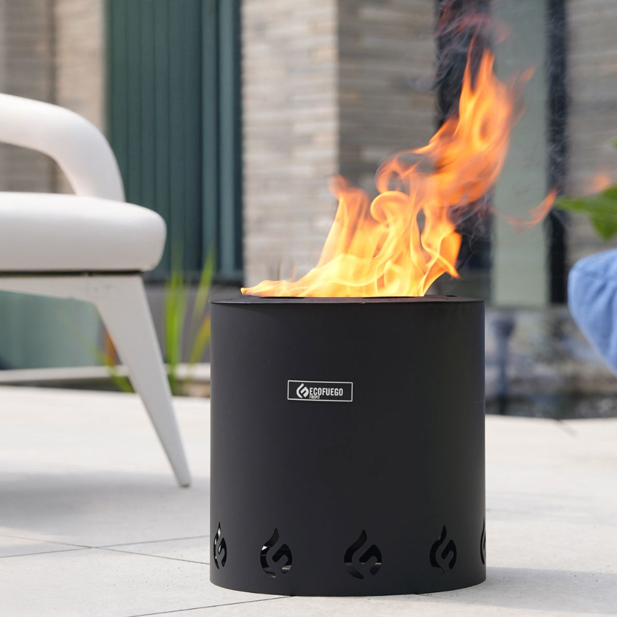 Eco Fuego El Campo - Black Firepit – Bow Garden Centre